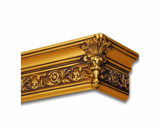 Novo estilo ps decorativo teto cornija quadro cortina linha acessórios para decoração de janela interior